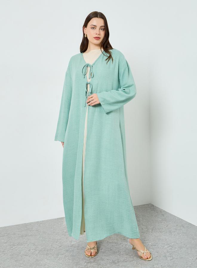 ستايلي كيمونو برباط أمامي مزدوج للنساء - Image 1